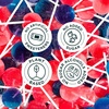 image:imageSmart Sweets Blue Raspberry Watermelon Lollipops Multipack 3 OunceLollipops