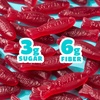 image:imageSmartSweets SweetChews Chewy Candy Gluten Free Plant Based Healthy Snacks for Adults amp Kids Low Sugar Pink Punch amp Cherry Lemonade No Artificial Sweeteners 45g Bags 4 PackSweet Fish