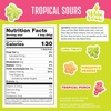 image:imageSmartSweets Variety Pack Gluten Free Gummies Plant Based Snacks for Adults amp Kids Chewy Candy Low Sugar Includes Sweet Fish Sourmelon Bites Peach Rings amp Sour Blast Buddies 50g Bags 8 PackTropical Sours