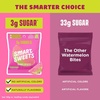 image:imageSmartSweets Variety Pack Gluten Free Gummies Plant Based Snacks for Adults amp Kids Chewy Candy Low Sugar Includes Sweet Fish Sourmelon Bites Peach Rings amp Sour Blast Buddies 50g Bags 8 PackSourmelon Bites