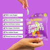 image:imageSmartSweets Variety Pack Gluten Free Gummies Plant Based Snacks for Adults amp Kids Chewy Candy Low Sugar Includes Sweet Fish Sourmelon Bites Peach Rings amp Sour Blast Buddies 50g Bags 8 PackSour Gummy Worms