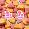 image:imageSmartSweets Variety Pack Gluten Free Gummies Plant Based Snacks for Adults amp Kids Chewy Candy Low Sugar Includes Sweet Fish Sourmelon Bites Peach Rings amp Sour Blast Buddies 50g Bags 8 PackDream Puffs 14 Pack