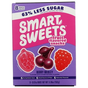image:imageSmart Sweets Sourmelon Bites Multipack 624 OunceBerry Medley
