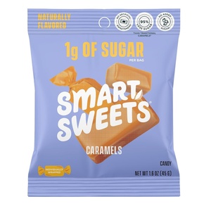 image:imageSmartSweets Caramel Candies 16oz Pack of 12 Creamy Candy with Low Sugar 1g Low Calorie 140 Plant Based Gluten Free No Artificial Colors or Sweeteners Healthy Snack for Kids amp Adults